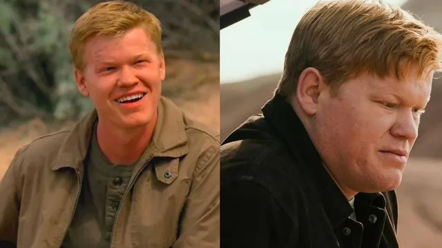 Jesse Plemons’ Todd Alquist in ‘Breaking Bad’ (left) vs. in ‘El Camino’ (right)